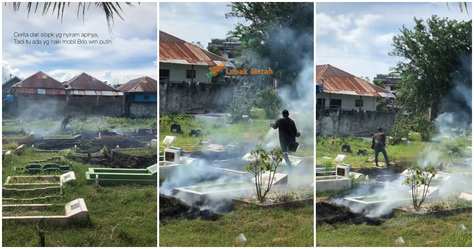 fi anak bakar kubur ayah