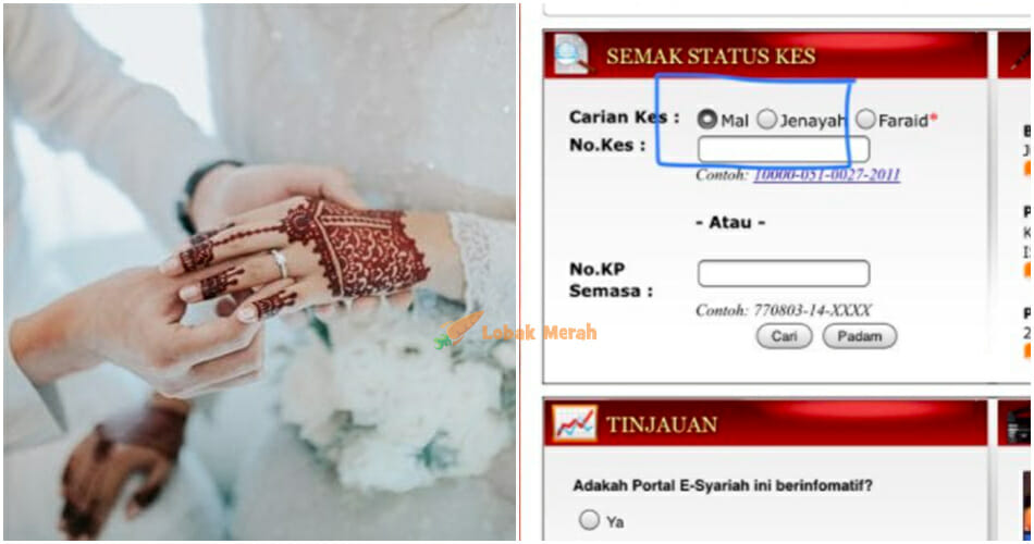 ft semak status perkahwinan jenayah pasangan