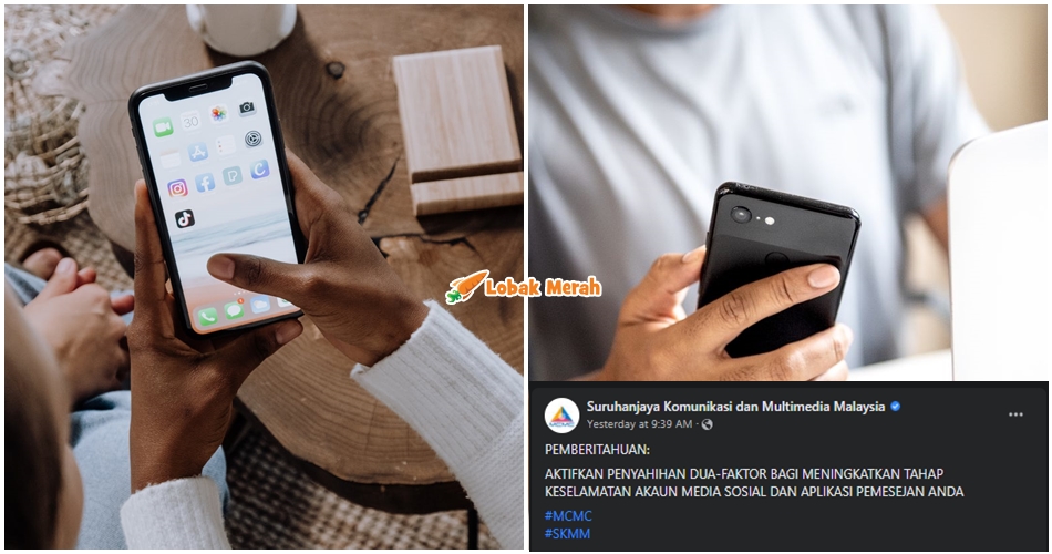 MCMC Minta Guna 2FA