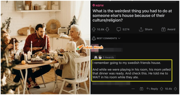 budaya orang sweden tak ajak makan