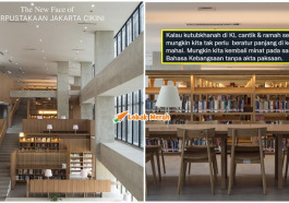 perpustakaan di jakarta cantik berbanding di malaysia