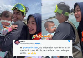 Netizen Indonesia Penat Dengan YouTuber Viral Bawa Bayi Naik Jet Ski Mahu Anwar Ibrahim Claim Warganegara 3