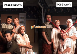 idea posing untuk gambar raya family