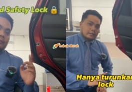 f2 cara guna child safety lock pada kereta