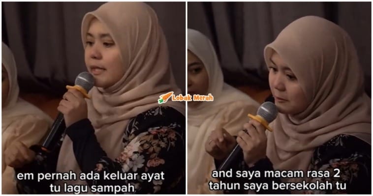 ft najwa latif kongsi diperlekehkan cikgu
