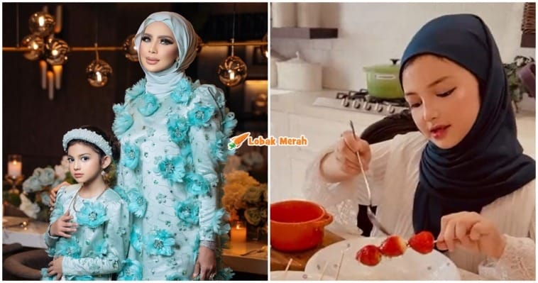 anak che ta bertudung puasa