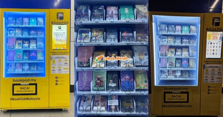 f1 mesin layan diri jual buku