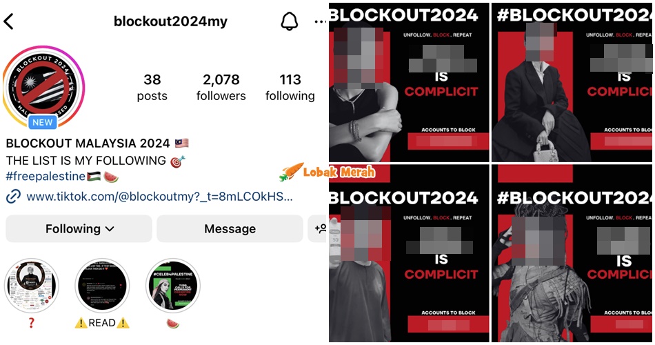 blockout malaysia seleb