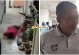 bapa biar anak tidur di koridor flat