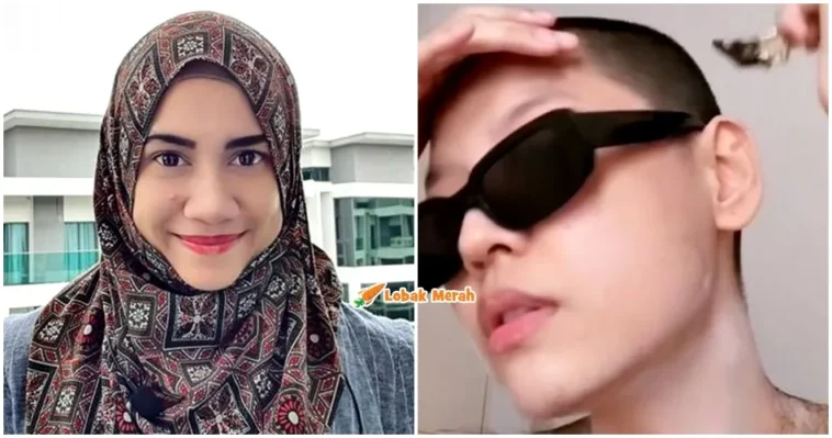 nonny botak kepala mila cakap dah dewasa