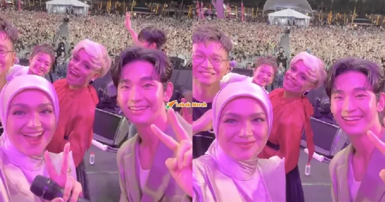 kim soo hyun selfie siti nurhaliza