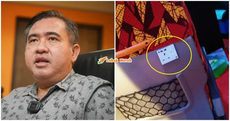 larangan soket pengecas bas
