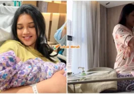 atikah suhaime bersalin perut tak kempis