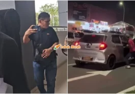 anggota tentera tumbuk wanita