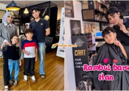 rambut baru han cik epal imran