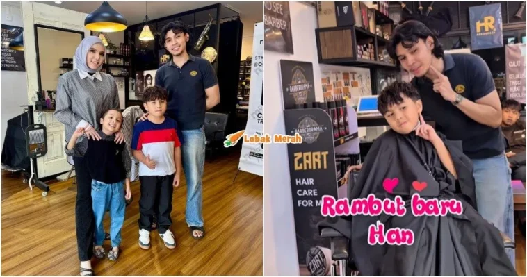 rambut baru han cik epal imran