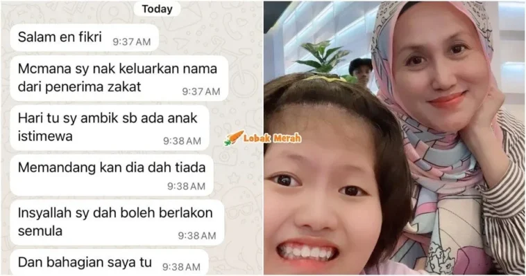 ainina mahu tarik nama dari penerima zakat