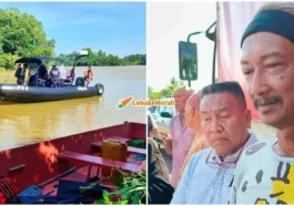 ft bapa anak hilang di sungai