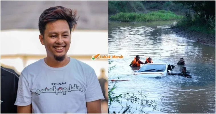 pempengaruh permotoran hilang kereta dalam sungai