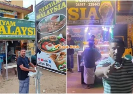 warga india buka kedai tomyam malaysia