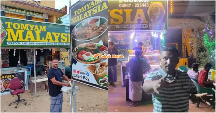 warga india buka kedai tomyam malaysia