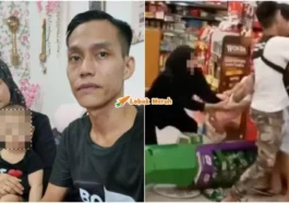 bayi ditarik pasar raya