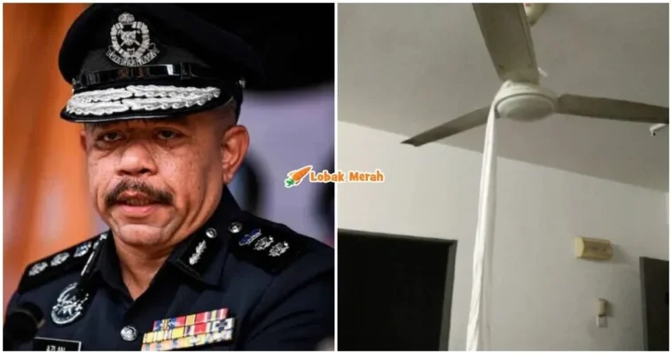 ft mayat wanita tergantung