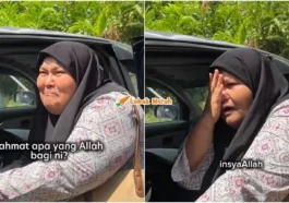 peniaga menangis ditaja umrah