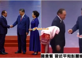wan azizah elak bersalaman dengan presiden china