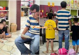 bapa tunggal serah anak ke rumah anak yatim