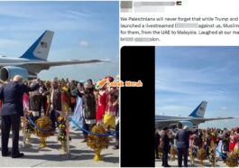 komen warga palestin sambutan meriah trump malaysia