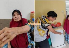 nenek disamun gelang tiruan