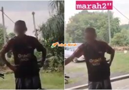 bapa serang pemuda tegur anak tunggang motor bahaya