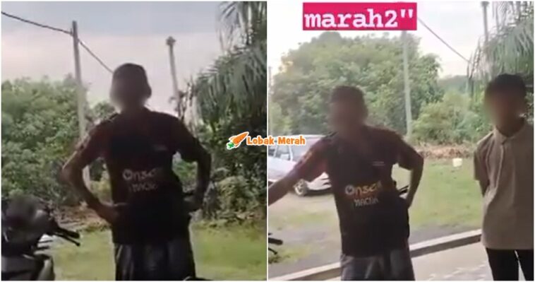 bapa serang pemuda tegur anak tunggang motor bahaya