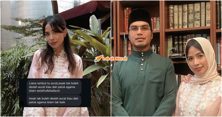 liana kekasih ben amir ditegur dedah aurat