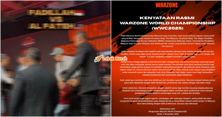 wwc buat permohonan maaf